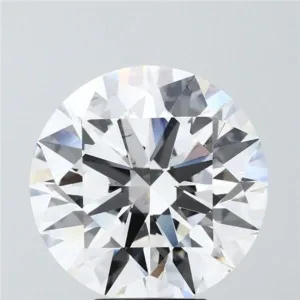 7.04 Carat Round F VVS2 Lab Diamond