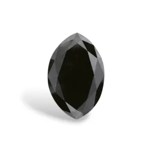 7.37 Carat Marquise Fancy Black VVS2 Natural Diamond