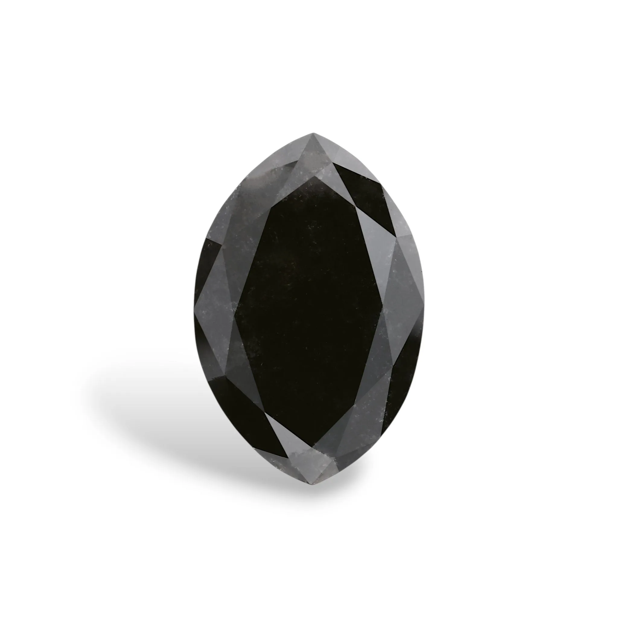 7.37 Carat Marquise Fancy Black VVS2 Natural Diamond 1 7.37 Carat Marquise Fancy Black VVS2 Natural Diamond