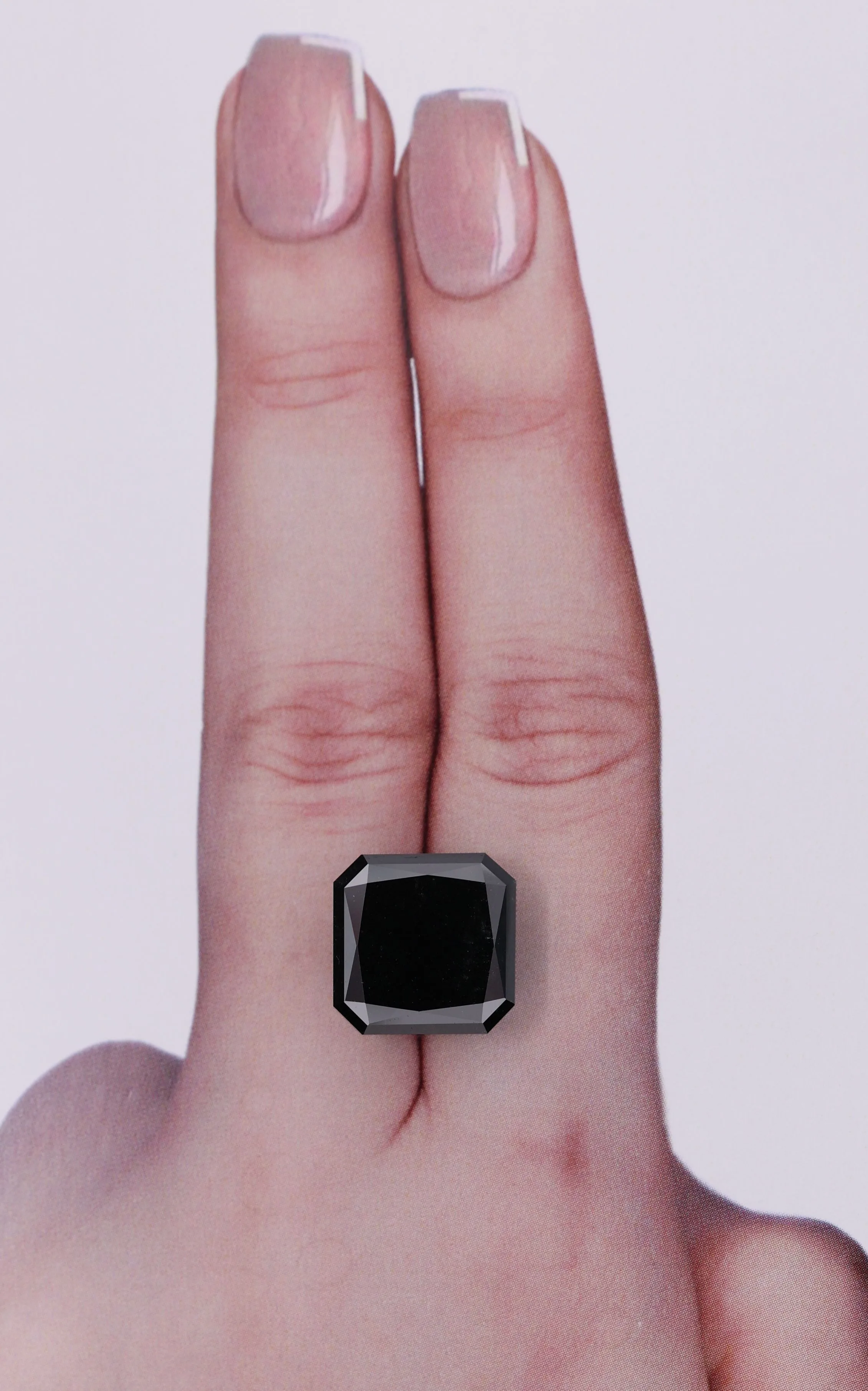 9.1 Carat Square Radiant Black Natural Diamond 1 9.1 Carat Square Radiant Black Natural Diamond