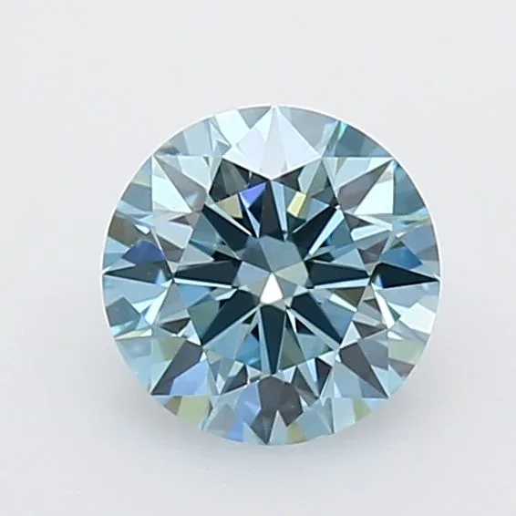 1.02 Carat Round Fancy Vivid Blue VVS2 Lab Diamond 1 1.02 Carat Round Fancy Vivid Blue VVS2 Lab Diamond