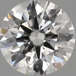 0.52 Carat Round D SI1 Natural Diamond