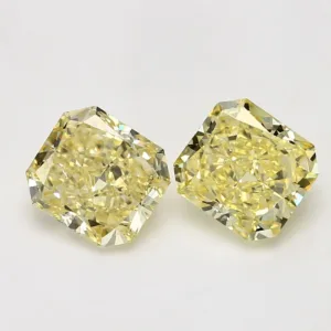 3.01 Carat Radiant Fancy Intense Yellow VS2 Natural Diamond