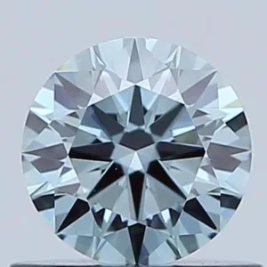 0.54 Carat Round Fancy Intense Blue VS1 Lab Diamond