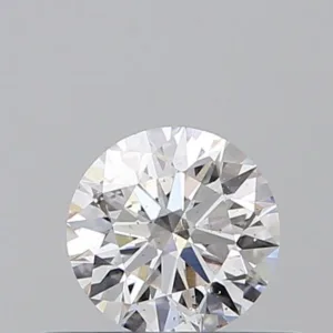 0.4 Carat Round D SI1 Natural Diamond