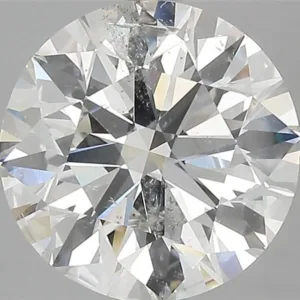 4.01 Carat Round H SI2 Natural Diamond