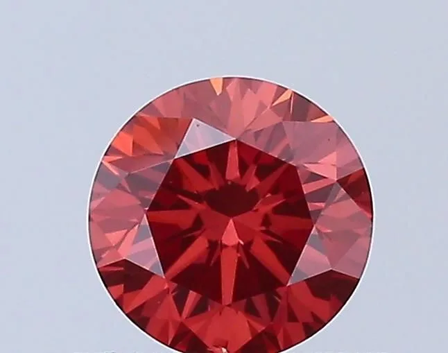 0.53 Carat Round Fancy Vivid Orange VS2 Lab Diamond 1 0.53 Carat Round Fancy Vivid Orange VS2 Lab Diamond