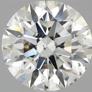 3.02 Carat Round H SI2 Natural Diamond