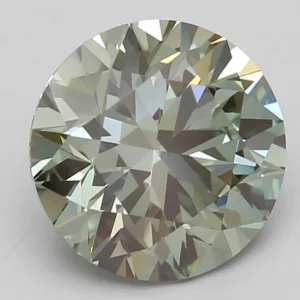 2.32 Carat Round Fancy Vivid Green VS1 Lab Diamond