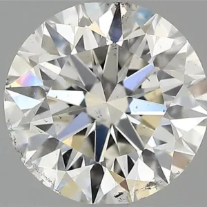 1.7 Carat Round H SI2 Natural Diamond