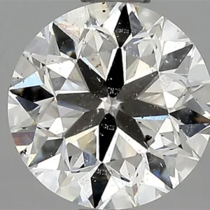 0.9 Carat Round F SI2 Natural Diamond