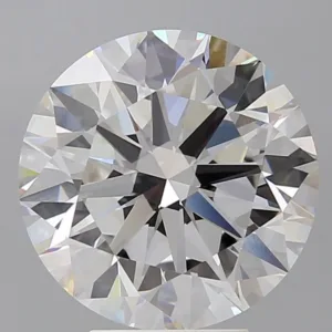 5.52 Carat Round F VVS2 Lab Diamond