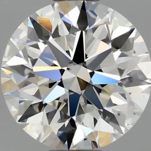 0.71 Carat Round D VVS2 Natural Diamond