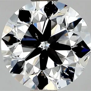 0.9 Carat Round D SI1 Natural Diamond