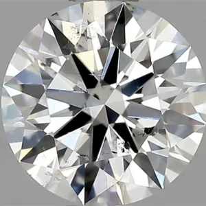 0.81 Carat Round F SI2 Natural Diamond