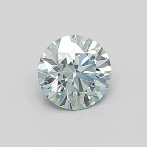 0.33 Carat Round Fancy Intense Green VVS1 Lab Diamond