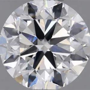 0.7 Carat Round D VVS2 Natural Diamond