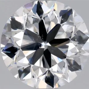 0.9 Carat Round D SI1 Natural Diamond