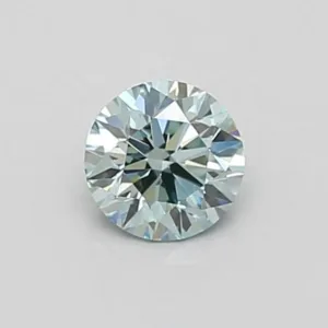 0.3 Carat Round Fancy Vivid Green VS1 Lab Diamond