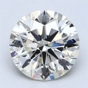 3.02 Carat Round H SI1 Natural Diamond