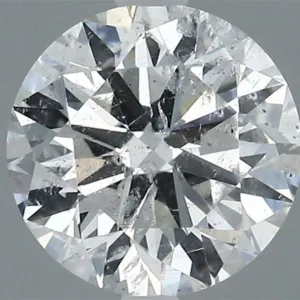 0.74 Carat Round F SI2 Natural Diamond