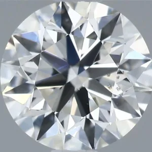 0.52 Carat Round F SI1 Natural Diamond