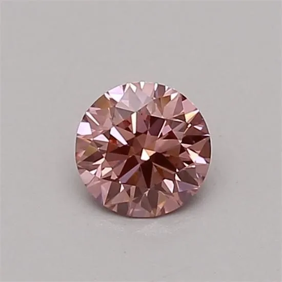 0.31 Carat Round Fancy Vivid Pink VS1 Lab Diamond 1 0.31 Carat Round Fancy Vivid Pink VS1 Lab Diamond
