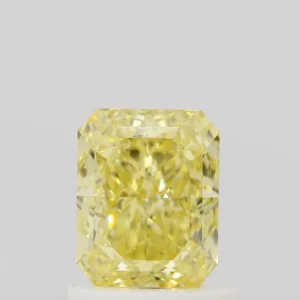 1.02 Carat Radiant Fancy Intense Yellow VS1 Natural Diamond