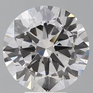6.02 Carat Round F VS1 Lab Diamond