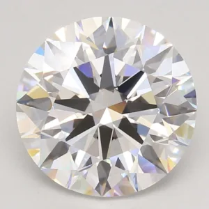 5.04 Carat Round F VVS2 Lab Diamond