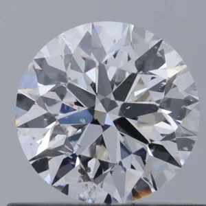 0.6 Carat Round D SI2 Natural Diamond