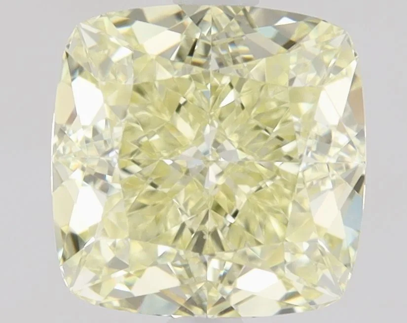 1.17 Carat Cushion Brilliant Fancy Light Yellow VS1 Natural Diamond 1 1.17 Carat Cushion Brilliant Fancy Light Yellow VS1 Natural Diamond