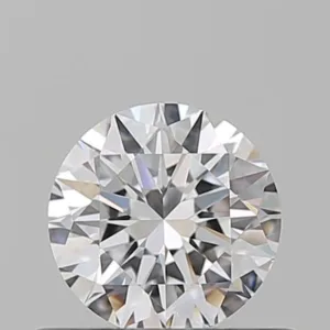 0.52 Carat Round D VVS1 Natural Diamond