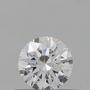 0.4 Carat Round D VVS2 Natural Diamond