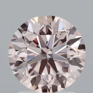 2.11 Carat Round Fancy Pink VS2 Lab Diamond