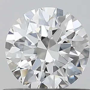 0.57 Carat Round F IF Natural Diamond