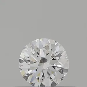 0.3 Carat Round D VVS2 Natural Diamond