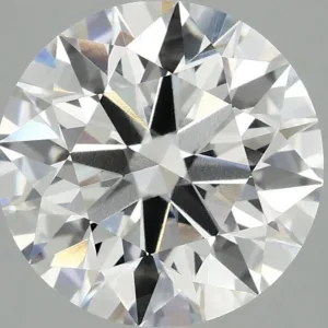4.08 Carat Round F VVS2 Lab Diamond
