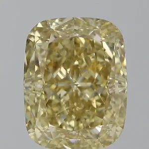 3.04 Carat Cushion Modified Fancy Brown Yellow VS1 Natural Diamond