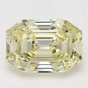 3.14 Carat Emerald Fancy Yellow SI1 Natural Diamond