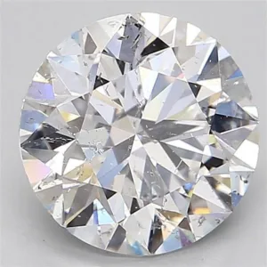3.01 Carat Round E SI2 Natural Diamond