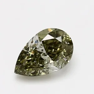 1 Carat Pear Fancy Yellow SI1 Natural Diamond
