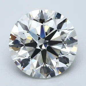 3.23 Carat Round I VVS2 Natural Diamond