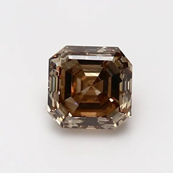 1 Carat Asscher Fancy Dark Brown SI1 Natural Diamond 1 1 Carat Asscher Fancy Dark Brown SI1 Natural Diamond
