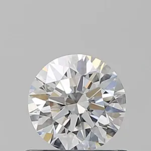 0.66 Carat Round E VVS1 Natural Diamond