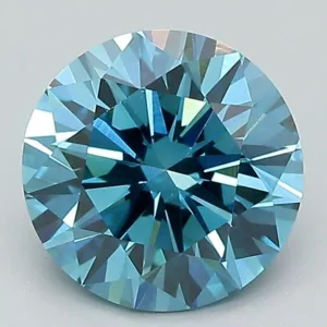 1.92 Carat Round Fancy Vivid Blue VS1 Lab Diamond