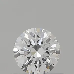 0.44 Carat Round D VVS2 Natural Diamond