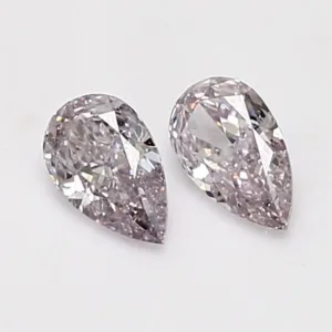 0.31 Carat Pear Fancy Light Brown Pink SI2 Natural Diamond