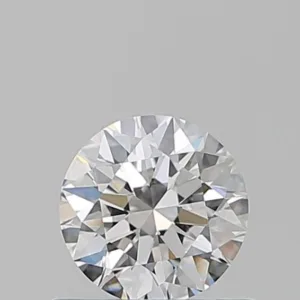 0.6 Carat Round D VVS2 Natural Diamond
