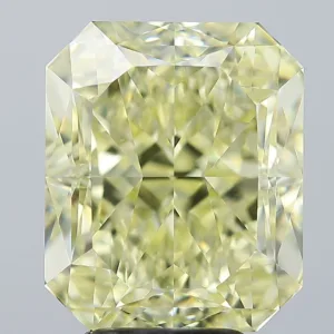 6.01 Carat Radiant Fancy Yellow VS1 Natural Diamond